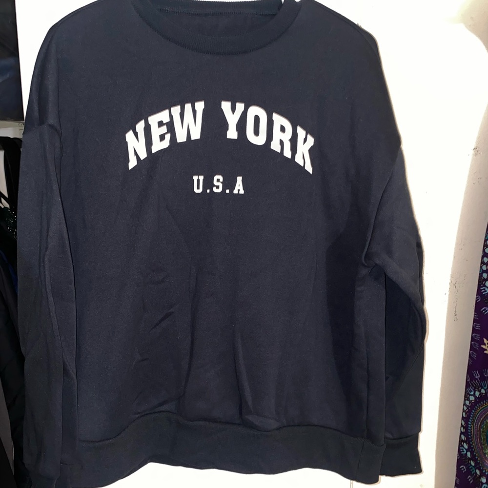 Navy blue Oversize Crewneck